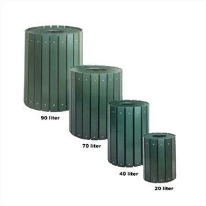 Plastmasas-koka atkritumu konteiners