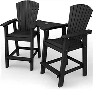 Augstais Adirondack krēslu komplekts